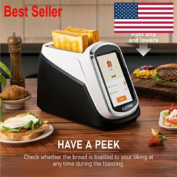 Modern Touchscreen Toaster Smart System Customize Time Quick Toast - Picture 7 of 8